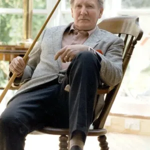 Leslie Phillips relaxing at home during interview - May 1990 Leslie Phillips relaxing at home during interview - May 1990