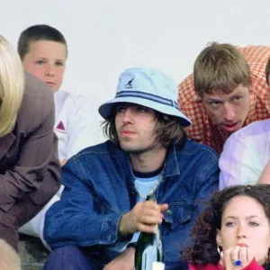 Liam Gallagher Drinking Wine Print, May 1996 Liam Gallagher Drinking Wine Print, May 1996