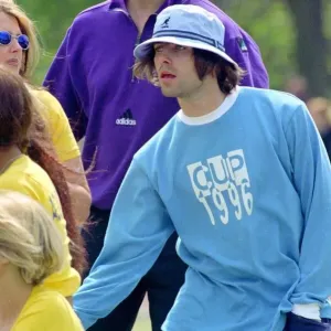 Liam Gallagher Print - May 1996 Soccer Six Tournament at Fulham FC Liam Gallagher Print - May 1996 Soccer Six Tournament at Fulham FC