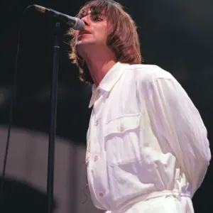 LIAM GALLAGHER Print - 1996 Knebworth Concert Photo LIAM GALLAGHER Print - 1996 Knebworth Concert Photo
