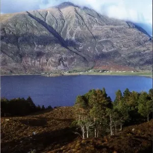 Liathach Mountain March 1999 At the bottom is Torridon Primary School Upper Loch Liathach Mountain March 1999 At the bottom is Torridon Primary School Upper Loch