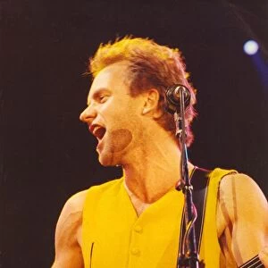 Lib - Singer / songwriter Sting in concert at Whitley Bay Ice Rink, 25th November 1991