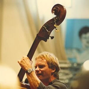 Lib - Singer / songwriter Sting during rehearsals in Jesmond, Newcastle