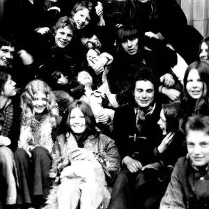 David Bowie Fans in Newcastle Print 1974