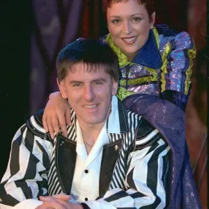 Print of Libby Davison with Peter Beardsley in Sleeping Beauty pantomime Print of Libby Davison with Peter Beardsley in Sleeping Beauty pantomime