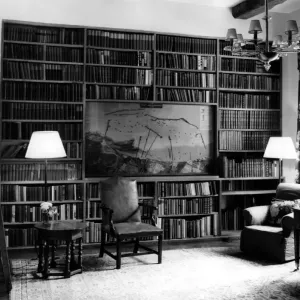 The Library at Chartwell House Print, 20th May 1966 The Library at Chartwell House Print, 20th May 1966