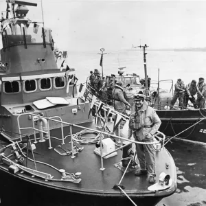 The lifeboat Princess Alexandra on the right, which is a new Lifeboat to