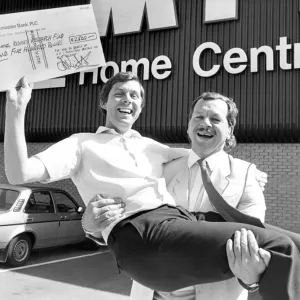 What a lift! TV commentators captain Bill Beaumont What a lift! TV commentators captain Bill Beaumont