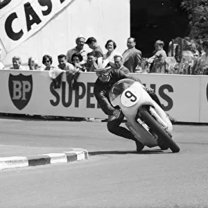 Lightweight 250cc race, Isle of Man. Phil Read. 4th June 1964