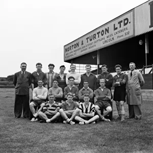 Lincoln City F. C Training. August 1952 C4001