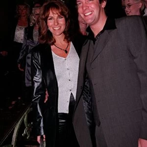 Linda Lusardi Model / Actress October 98 Arriving at the Savoy Theatre for the London