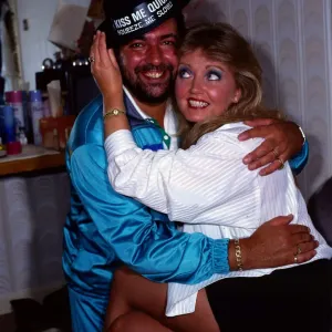 Linda Nolan with her husband Brian Hudson June 1988