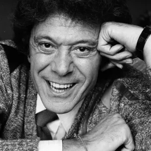 Lionel Blair pictured at home. 19th October 1983