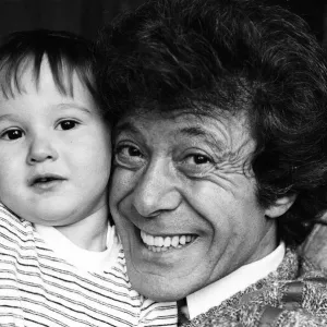Lionel Blair Print - Home Photo with Son