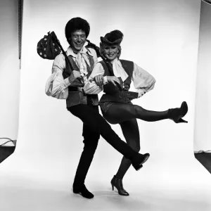 Lionel Blair and sister Joyce Blair. 3rd December 1981