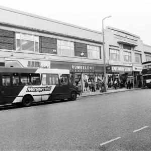 Liscard Shops on Wallasey Road, 25th October 1991 Print