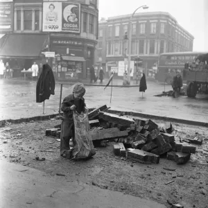 Little Benny Merrell Sells Ancient Bricks Print 1954 Little Benny Merrell Sells Ancient Bricks Print 1954