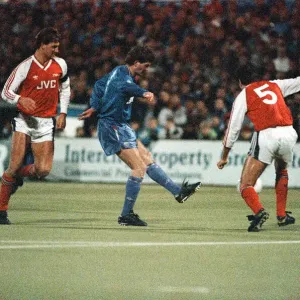 Oldham Athletic 3-1 Arsenal Littlewoods Cup Print 22nd November 1989