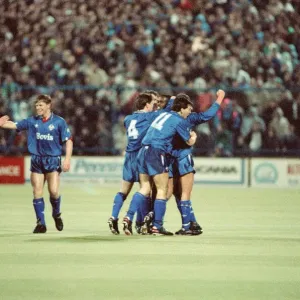 Oldham Athletic 6-0 West Ham Print, Littlewoods Cup 1990