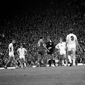 Liverpool 0 v. Aston Villa 0. Division one football September 1981 MF03-15-010
