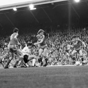Liverpool 5-0 Nottingham Forest, league match at Anfield, Wednesday 13th April 1988 Liverpool 5-0 Nottingham Forest, league match at Anfield, Wednesday 13th April 1988