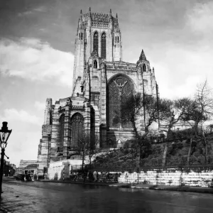 Liverpool Cathedral Print, 5th April 1958 Liverpool Cathedral Print, 5th April 1958