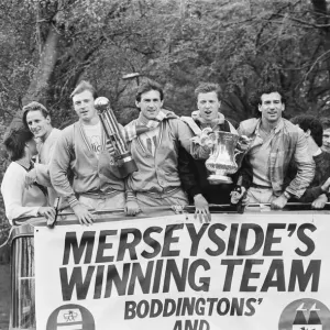 Liverpool FC Print: Homecoming Victory Parade, May 1986 Liverpool FC Print: Homecoming Victory Parade, May 1986
