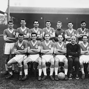 Liverpool Football team pose for a group photograph with their manager Bill Shankly at