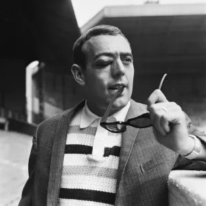Ian St John with a black eye, taken as a print from 1st September 1966