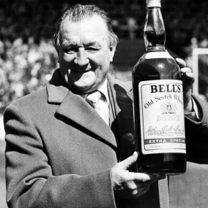 Bob Paisley Bells Scotch Whisky Manager of the Month Print 1982