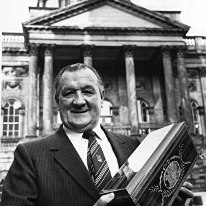 Liverpool manager Bob Paisley is granted the freedom of the city of Liverpool