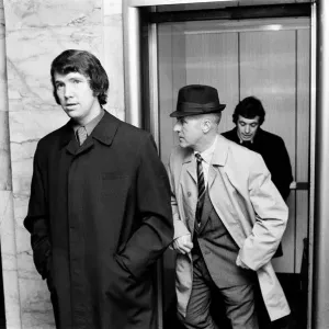 Bill Shankly at FA Disciplinary Hearing Print 1972