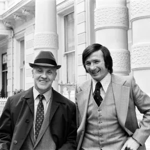 Bill Shankly and Tommy Smith at FA Hearing Print 1973
