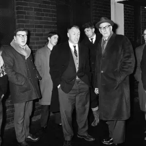 Liverpool manager Bill Shankly looks a frustrated figure after refereeGeorge McCabe