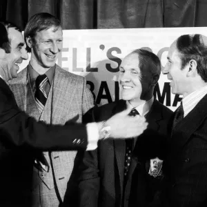 Liverpool manager Bill Shankly, named Manager of the Year at a ceremony in London Liverpool manager Bill Shankly, named Manager of the Year at a ceremony in London