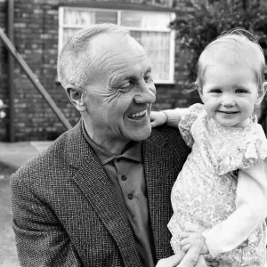 Former Liverpool manager Bill Shankly pictured relaxing at home with family following his Former Liverpool manager Bill Shankly pictured relaxing at home with family following his