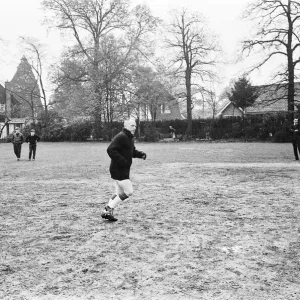 Liverpool manager Bill Shankly takes charge of a team training session at Weybridge one Liverpool manager Bill Shankly takes charge of a team training session at Weybridge one