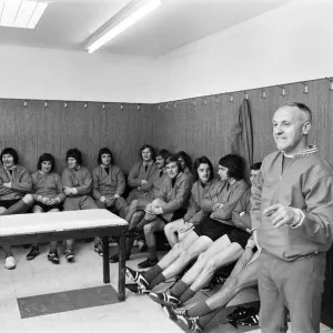Bill Shankly at Melwood Preseason Training Print 1972
