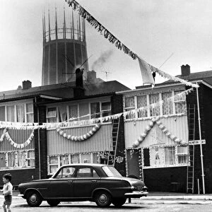 Liverpool Metropolitan Cathedral celebrations. The residents of Newton Way