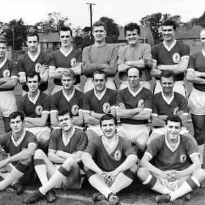 Liverpool team pose for a group photograph at their team training ground Liverpool team pose for a group photograph at their team training ground