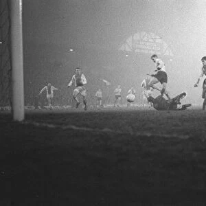 Liverpool v Ajax European Cup 1966. Hunt scores Liverpools 2nd goal
