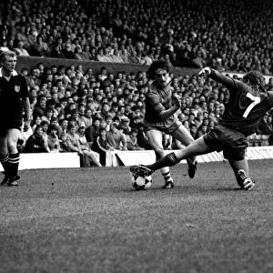 Liverpool v. Chelsea. May 1985 MF21-04-074 The final score was a four three