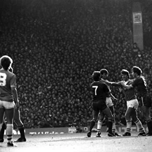 Liverpool v. Everton. October 1984 MF18-04 The final score was a one nil victory