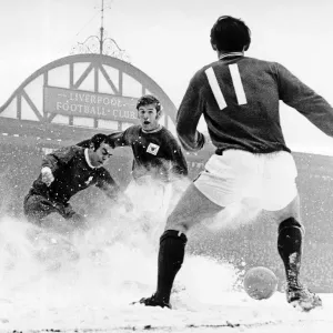 Liverpool v Nottingham Forest Print - 15th February 1969