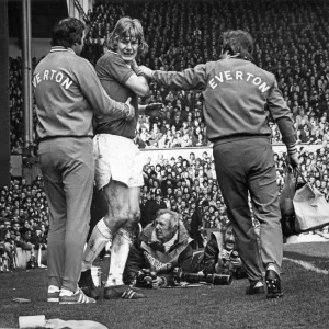 Liverpool verses Everton at Anfield, Liverpool, Merseyside