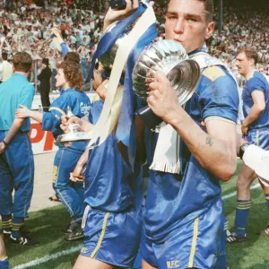 Liverpool verses Wimbledon FA Cup final at Wembley Stadium