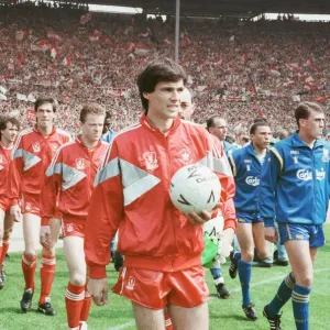 Liverpool verses Wimbledon FA Cup final at Wembley Stadium