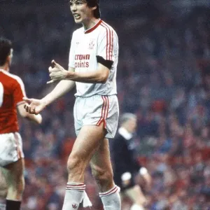 Alan Hansen at Old Trafford Print, 1987