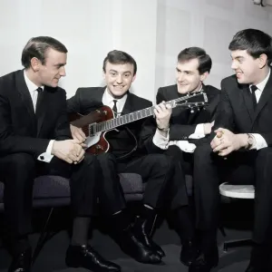 Liverpudlian group Gerry and the Pacemakers, led by Gerry Marsden Liverpudlian group Gerry and the Pacemakers, led by Gerry Marsden