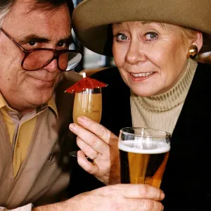 Liz Dawn and William Bill Tarmey actors Coronation Street Jack Liz Dawn and William Bill Tarmey actors Coronation Street Jack